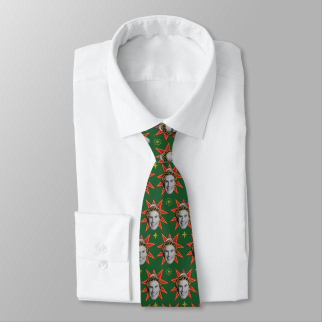Buddy the Elf | Starburst Pattern Tie (Tied)