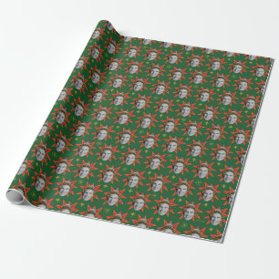 Buddy the Elf Starburst Pattern Wrapping Paper
