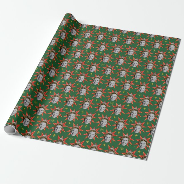 Buddy the Elf | Starburst Pattern Wrapping Paper (Unrolled)