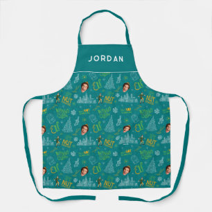 Buddy the Elf Teal Quote Pattern Apron