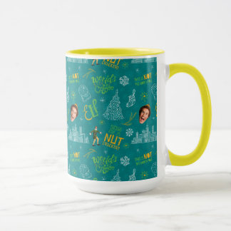 Buddy the Elf Teal Quote Pattern Mug