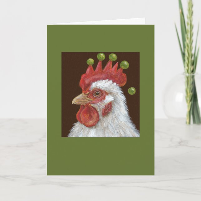 Buddy the rooster card (Front)