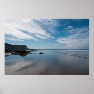 Bude beach Cornwall Poster