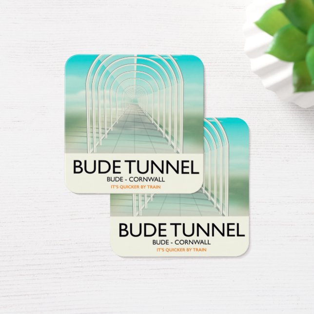 Bude Tunnel, Cornwall Parody Travel poster (Desk)