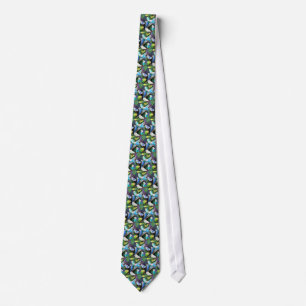 Budgerigar Parrots Tie