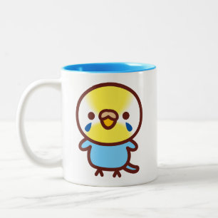 Budgerigar / Pastel rainbow female Two-Tone Coffee Mug