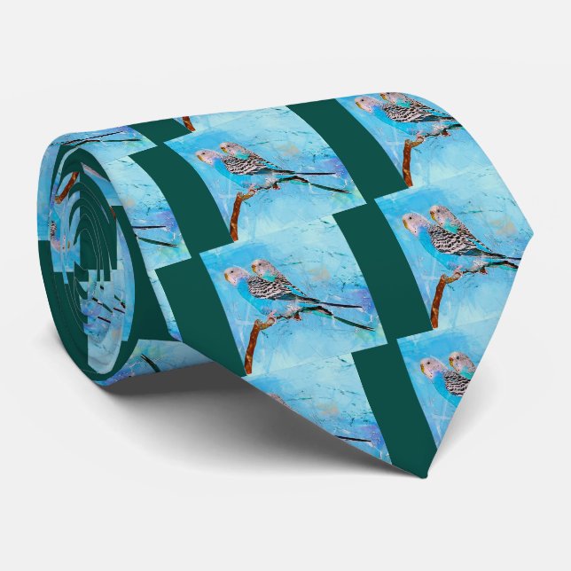 Budgerigar Tie (Rolled)