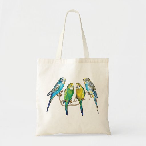 Image of budgerigars Tote Bag
