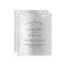 Budget 25th wedding anniversary silver glitter