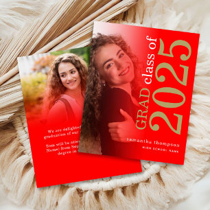 Budget 2 photo Red Gold 2024 Graduation Announce