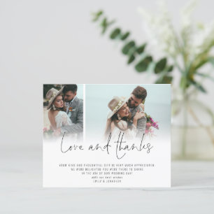 Budget 2 Photo Script Wedding Love Thanks