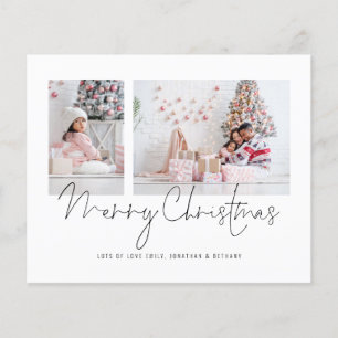 Budget 2 Photos 2026 Calendar Merry Christmas