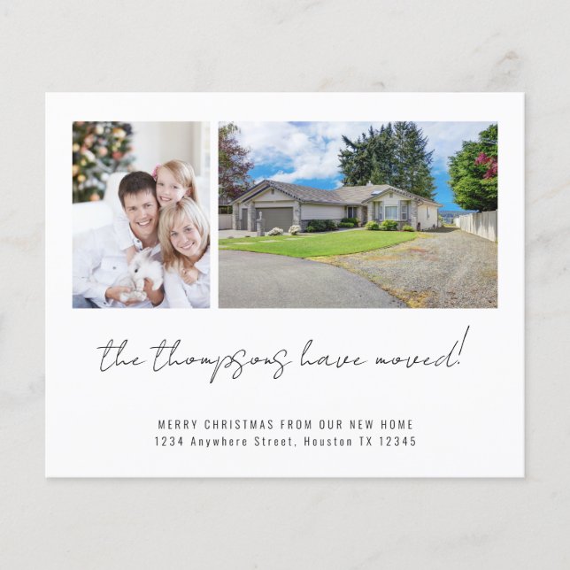 BUDGET 2 Photos Merry Christmas New Home (Front)