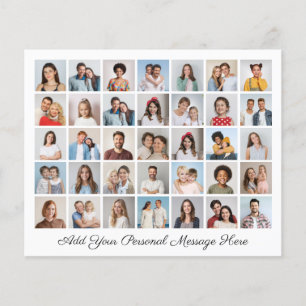 Budget 35 Photo Collage Add Your Own Greeting Card