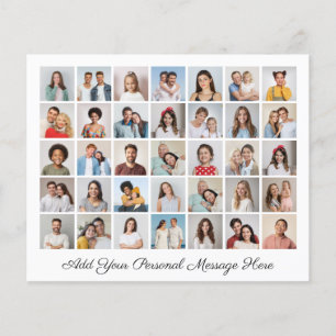 Budget 35 Photo Collage Add Your Own Greeting Card