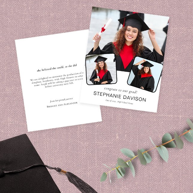 Budget 3 Photo Congrats to Grad 2023 Announcement (Creator Uploaded)