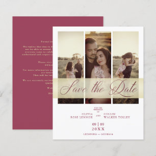 Budget 3 Photos Couple in Love Elegant Script