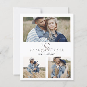 Budget 3 Photos Couple Simple Elegant Script
