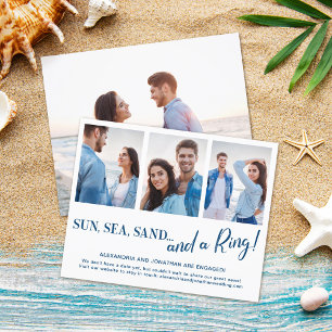 Budget 4 Photo Beach Engagement Announcement