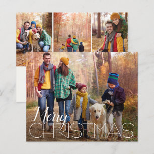 Budget 4 Photo Merry Christmas Cards