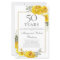 Budget 50th Anniversary Yellow Floral Invitation