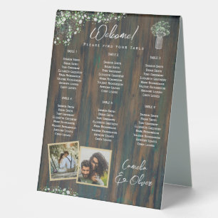 BUDGET 6 Table Rustic Gypsophila PHOTO Seating    