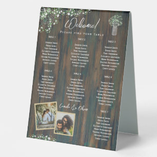 BUDGET 7 Table Rustic Gypsophila PHOTO Seating