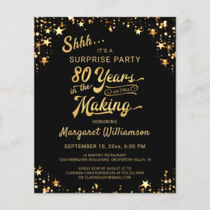 Budget 80 YEARS IN THE MAKING Surprise Birthday