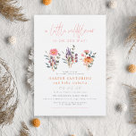Budget A Little Wildflower Baby Shower<br><div class="desc">Celebrate the upcoming arrival of the sweetest little addition to the family with these nature-inspired budget baby shower invitations. This bohemian theme features script hand-lettering, three delicate bouquets of wildflowers and greenery, and elegant typography. A watercolor wildflowers illustration perfect for country and botanical baby showers. The floral arrangements are a...</div>