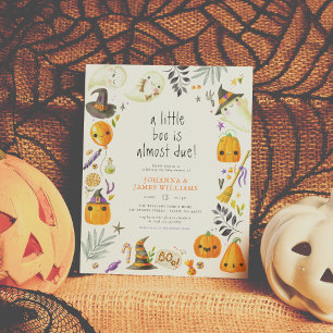 Budget A Littlew Boo Ghost Halloween Baby Shower