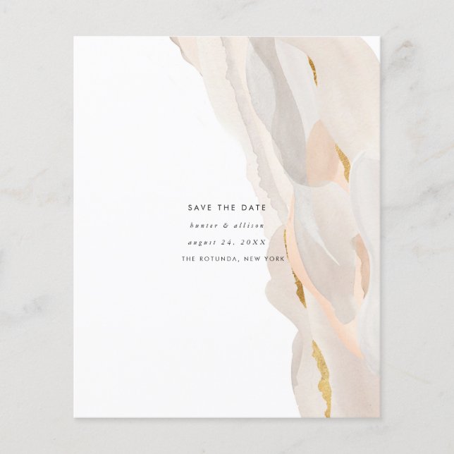 Budget Abstract  Save the Date (Front)