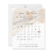 Budget Abstract Save The Date Calendar Flyer
