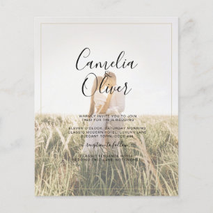 Budget All-in-1 Rustic Terracotta GOLD Wedding