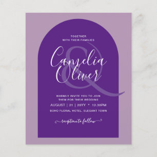 BUDGET All-in-1 Wedding Script Ampersand Arch Flyer
