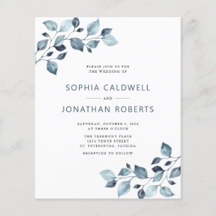 Budget All in One Dusty Blue Eucalyptus Wedding