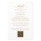 Budget All in One Gold Calligraphy Wedding Invite