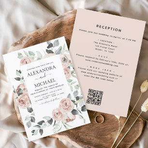 Budget All in One QR Code Eucalyptus Wedding