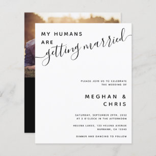 Budget All in One QR Code Wedding Invitation