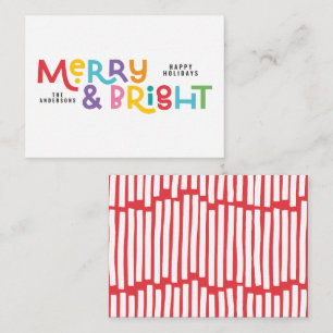 budget All is bright bright Christmas twinkle Card