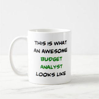 budget analyst, awesome coffee mug
