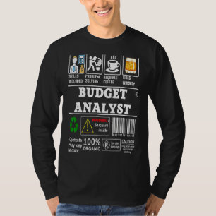 Budget Analyst Skills Included Problem Solving Lab T-Shirt