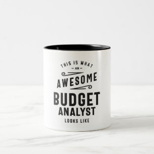 Budget Analyst Two-Tone Coffee Mug