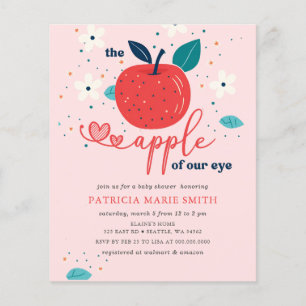 Budget Apple of Our Eye Fall Girl Baby Shower