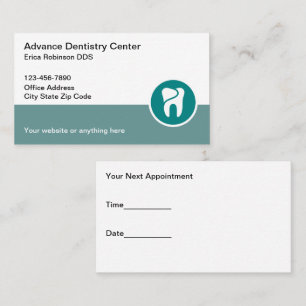Budget Appointment Business Cards Dental