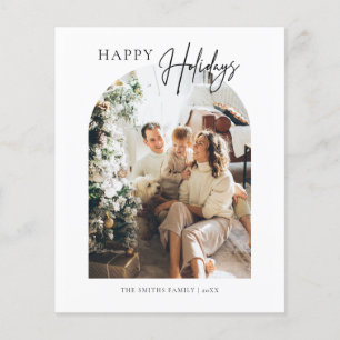 Budget Arch Merry Christmas Greetings Card