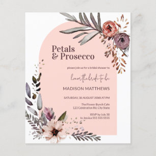 Budget Arch Petals Prosecco Floral Bridal Shower