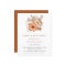 BUDGET Autumn Florals Wedding Evening Party Invite