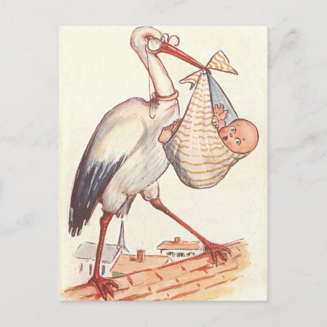 budget BABY SHOWER Invitation neutral (Front)