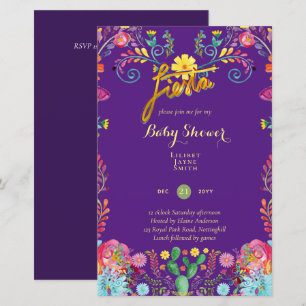 Budget Baby Shower Large Size Floral - Edit Colour