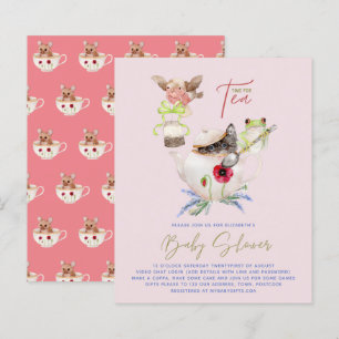 BUDGET Baby Shower Tea Party Woodland Animals Cute